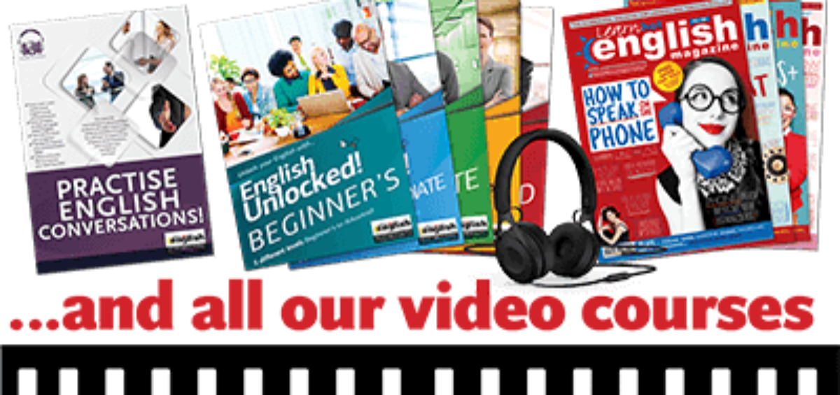 Mags, books and video course covers