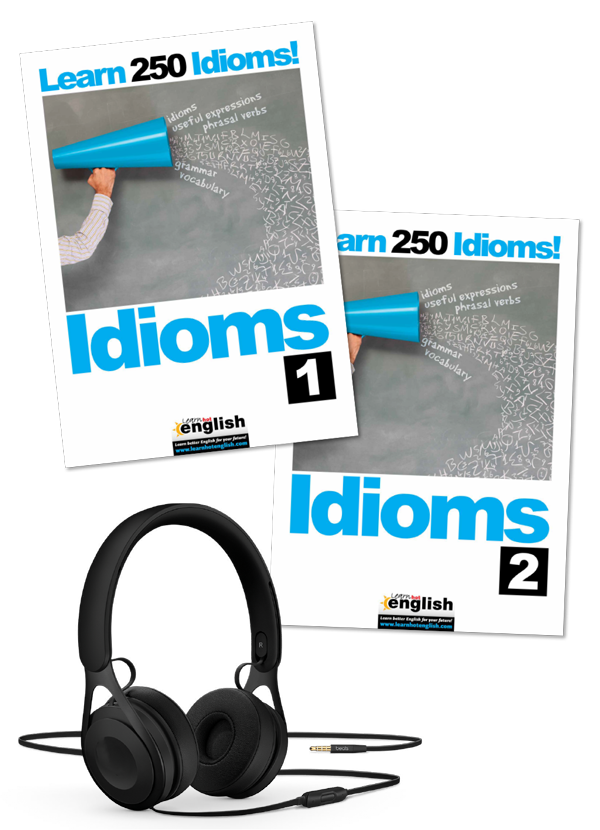 Learn English idioms eBooks 1 & 2 with audio