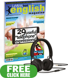 Learn Hot English free e-book advertisement - Home Page